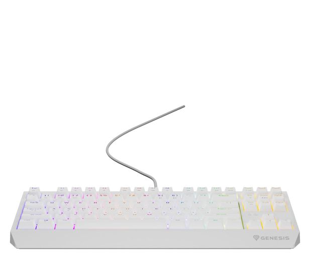 Genesis THOR 230 TKL US RGB MECHANICZNA OUTEMU BROWN BIAŁA HOT SWAP NKG-2080 - 1351042 - zdjęcie 3